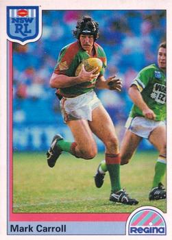 1992 Regina NSW Rugby League #25 Mark Carroll Front